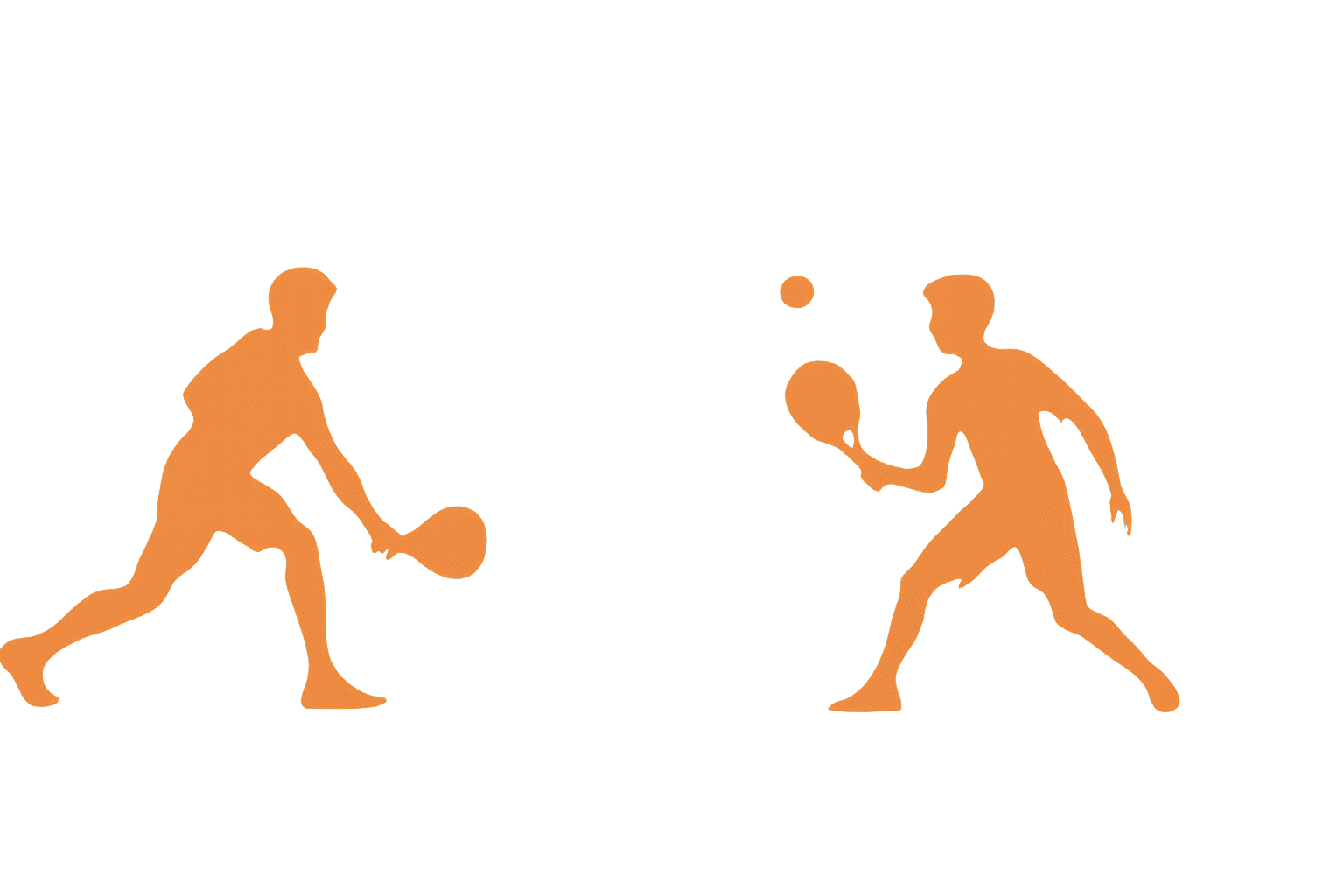 Padel silhouetten